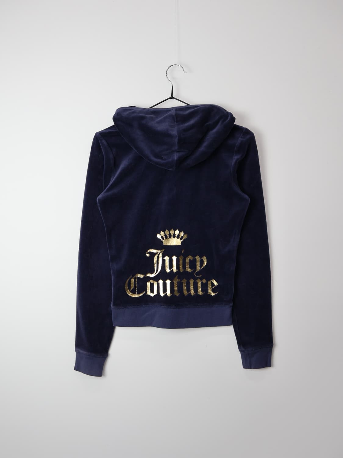 Juicy Couture Navy Velvet Zip-Up Hoodie 상품이미지5