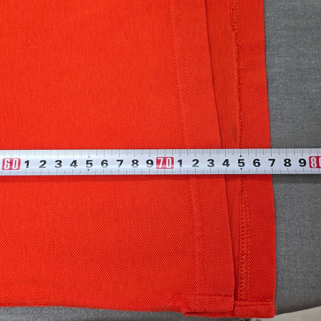 XL 푸마 오렌지 배색 반팔 카라티셔츠 상품이미지6