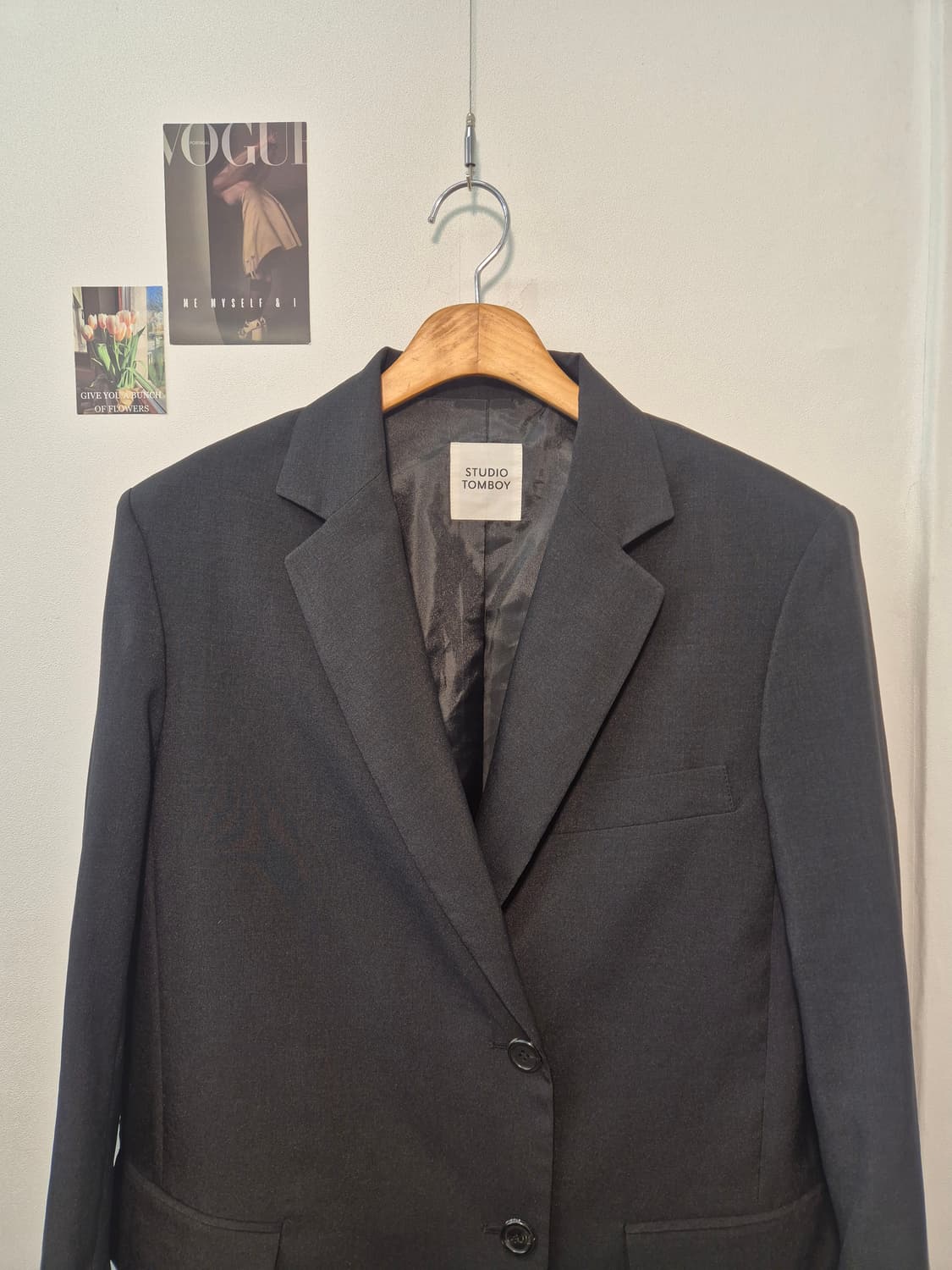 스튜디오 톰보이 여성 오버핏 블랙 자켓
 상품이미지2