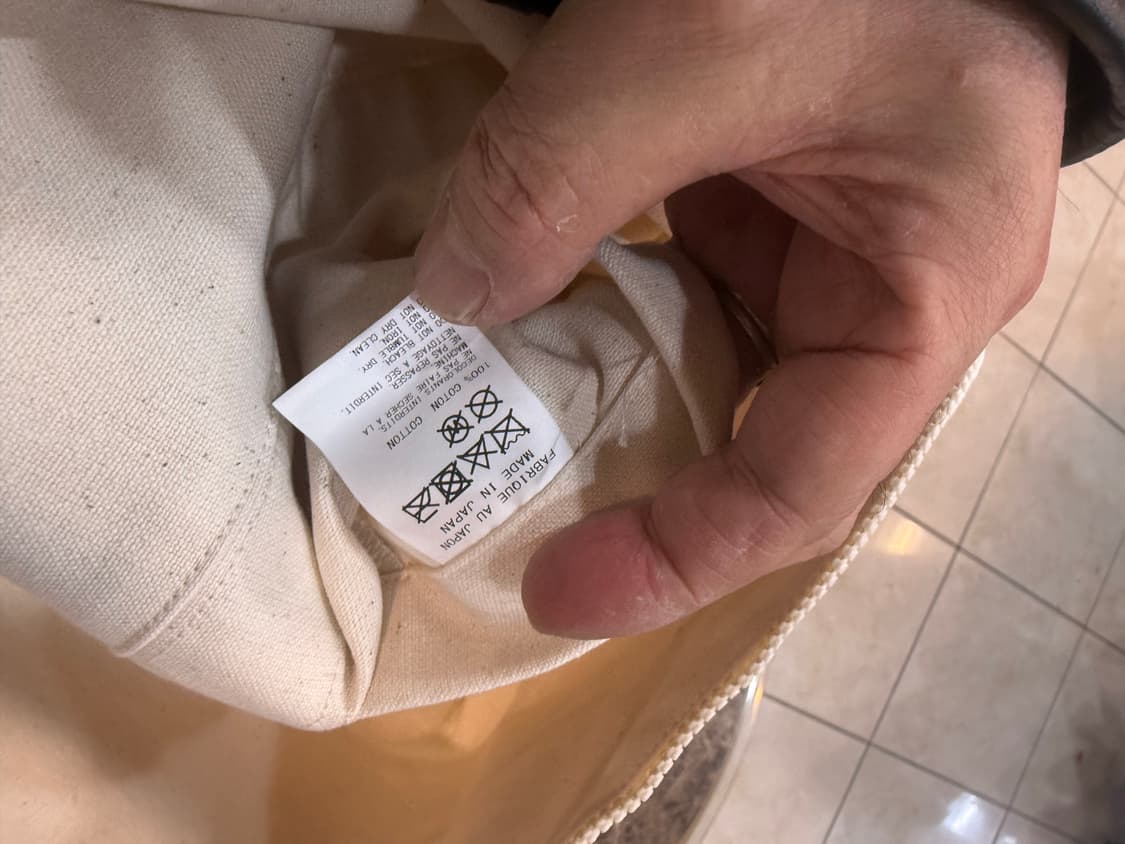 정ㅂ붐 요지야마모토 캔버스 크로스백 팝니다 상품이미지8