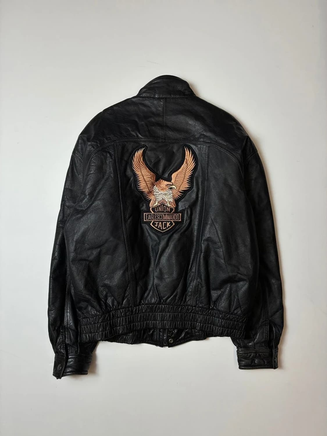Selected 90's 이글 자수 봄버 가죽 항공 자켓 PN8174 상품이미지1