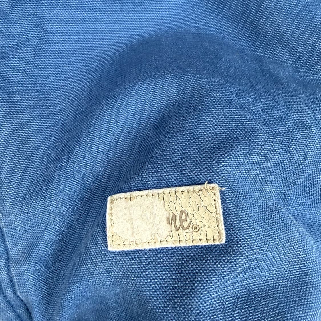 (L) 90's BERNE 우먼스 후드 집업 워크 자켓 블루 상품이미지5