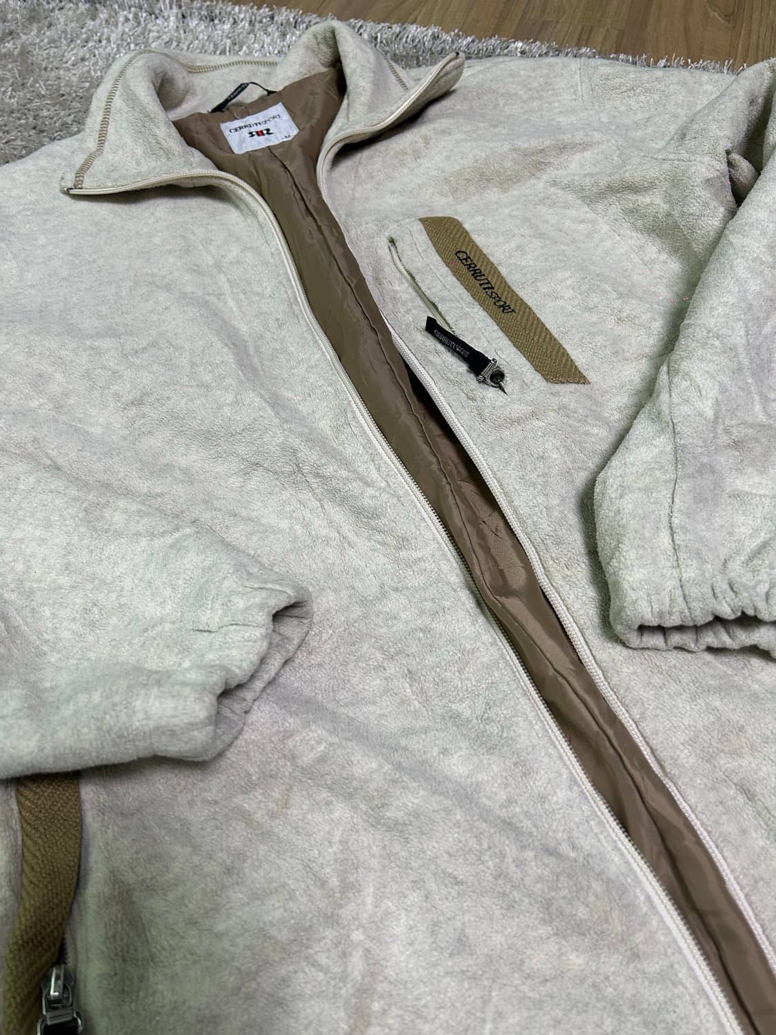 이태리브랜드 체루티 플리스집업 105~110 상품이미지2