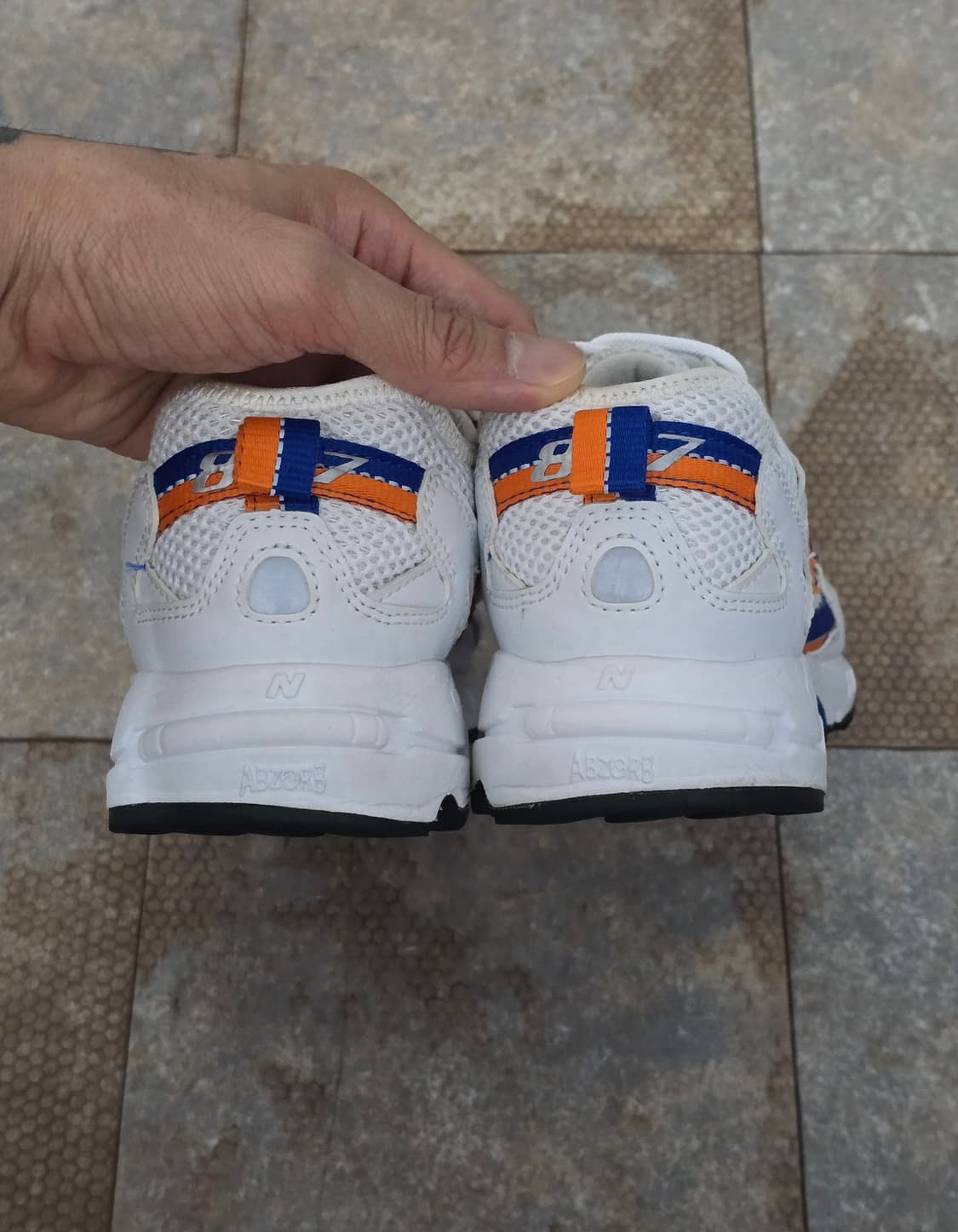 (240)뉴발란스 827 블루 오렌지  상품이미지9