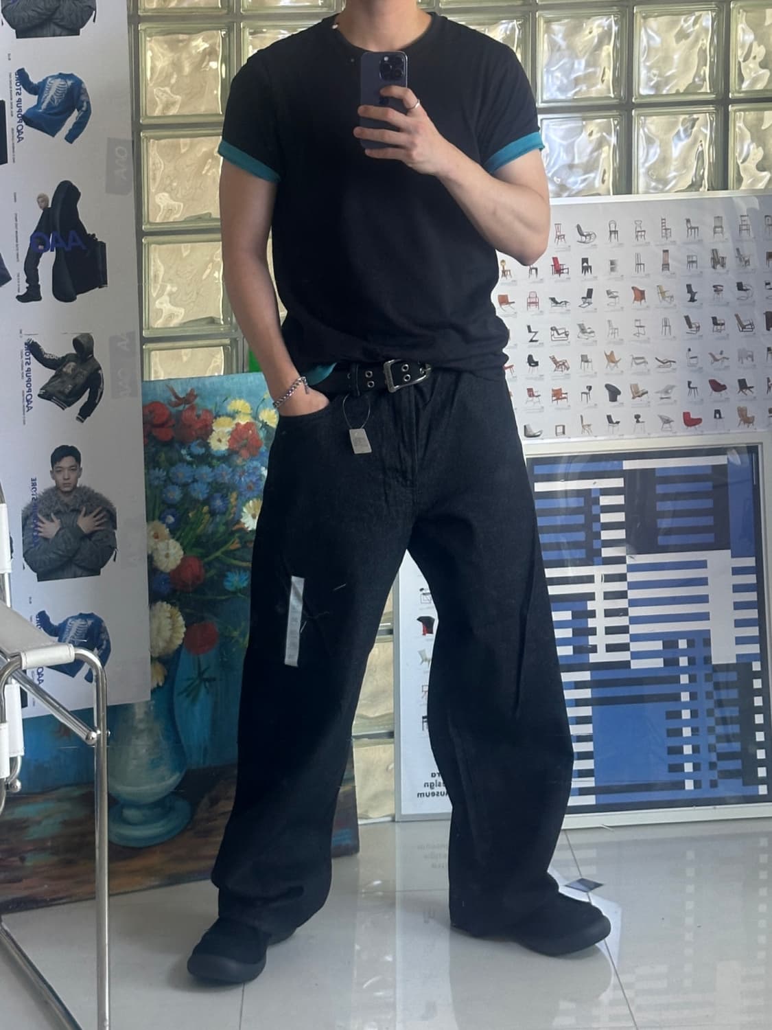 barrel leg jeans 상품이미지2