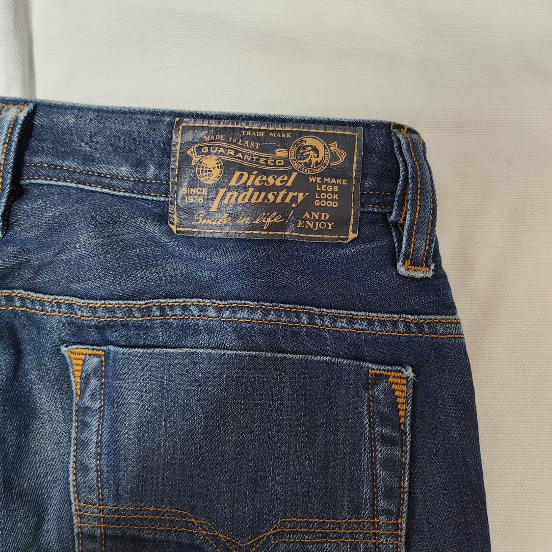 디젤 사파도 (Safado) 빈티지 중청 데님팬츠 상품이미지7