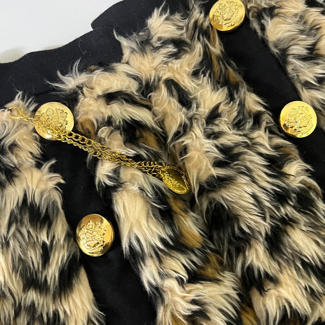 [d.i.a] 다이아 오네갸루 금장 레오파드 레그워머 상품이미지2