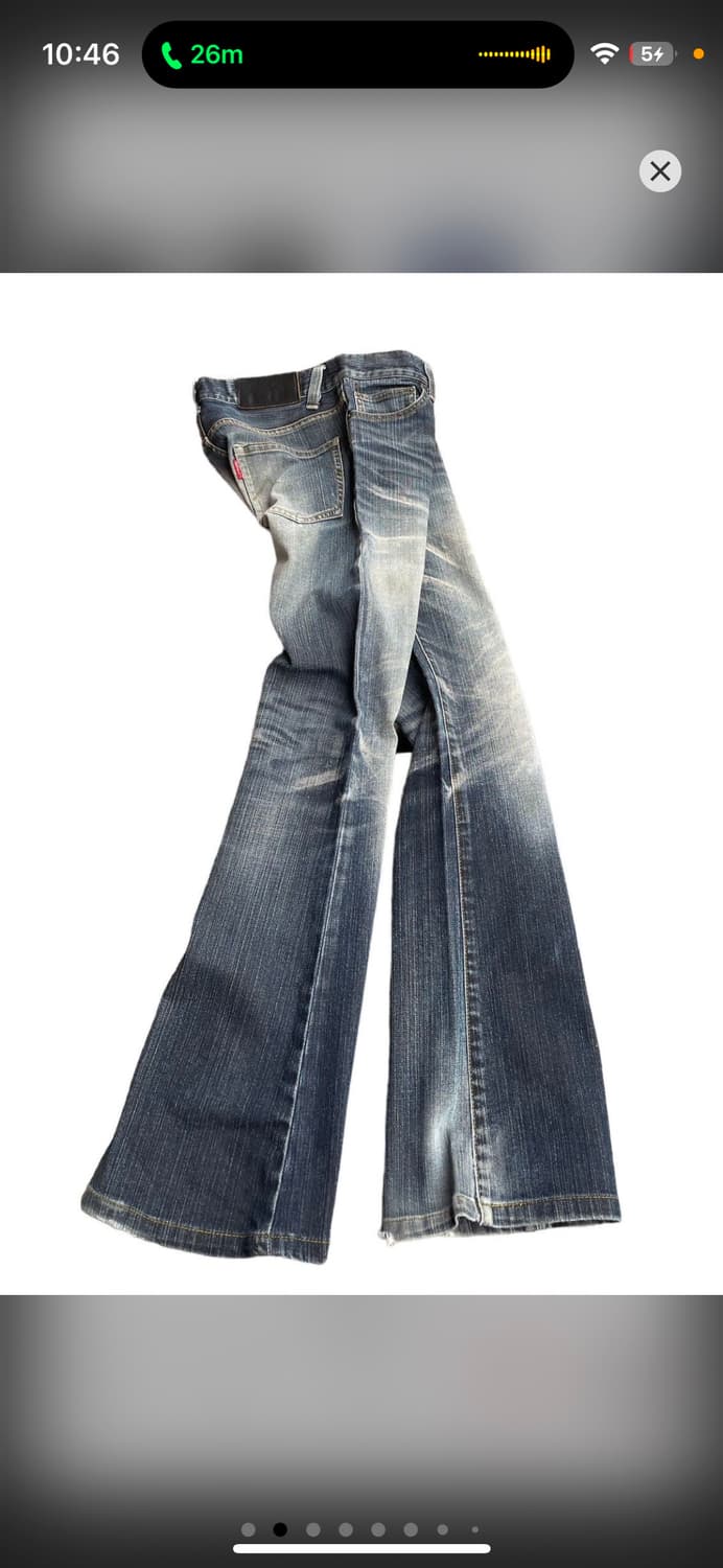 토네이도 마트 빈티지 부츠컷 로우라이즈 데님 팬츠 상품이미지2