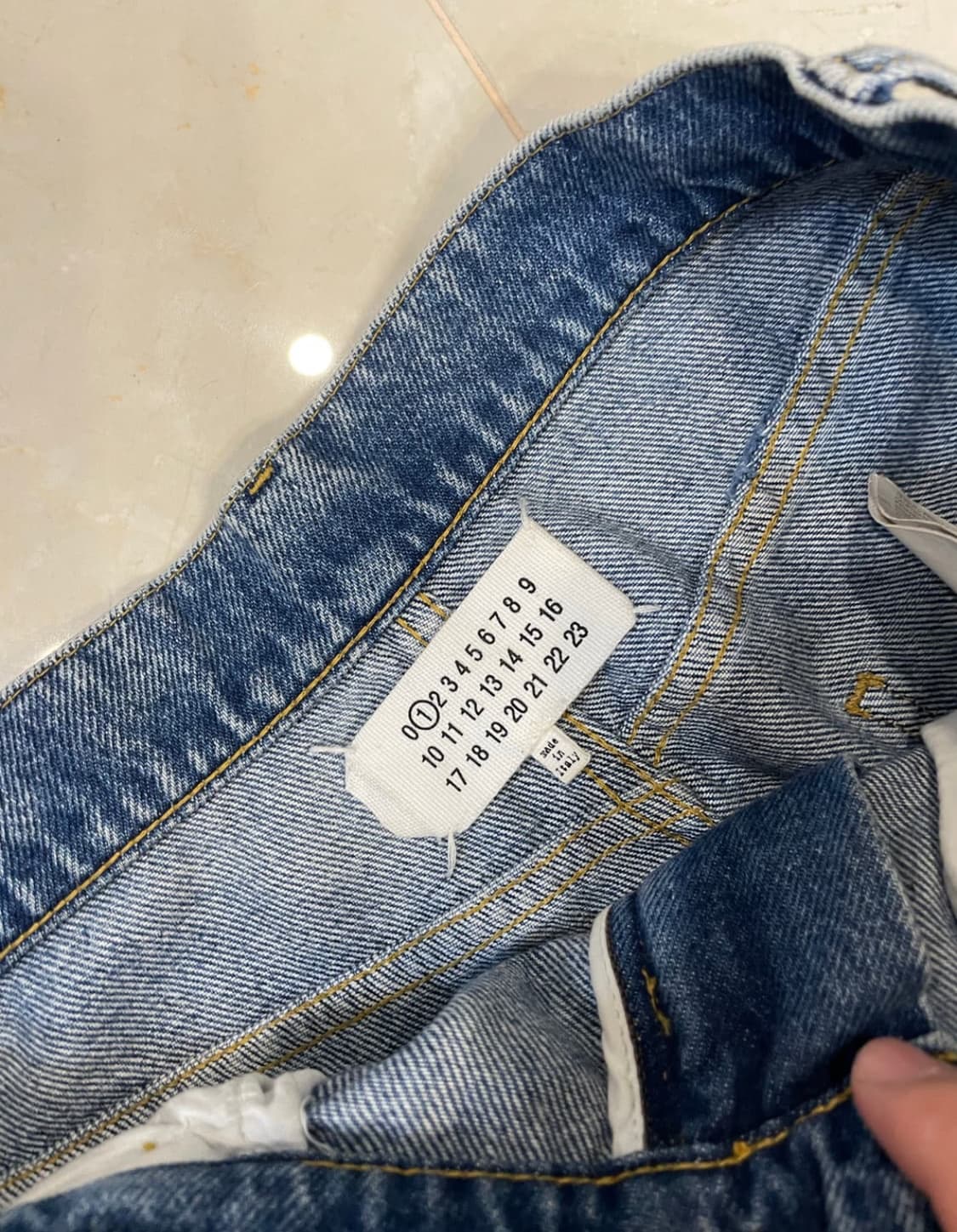 마르지엘라 컷아웃 데님 44 상품이미지3