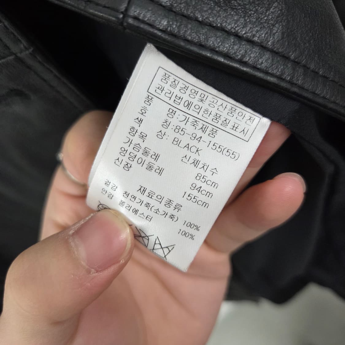 City Gee 블랙 소가죽 트렌치 코트 여S 상품이미지9