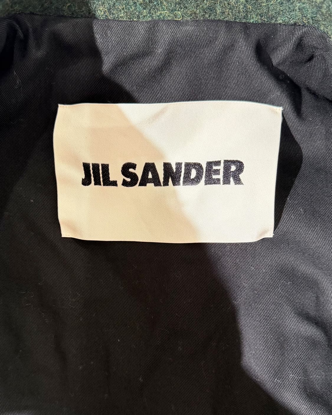 질샌더 카키 에이라인 더블 브레스티드 울 피코트 상품이미지8