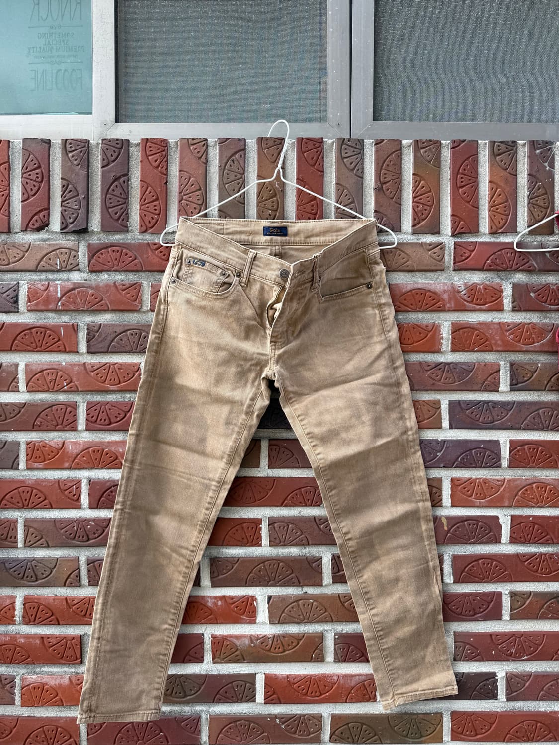 폴로 랄프로렌 워싱 베이지 팬츠 상품이미지1