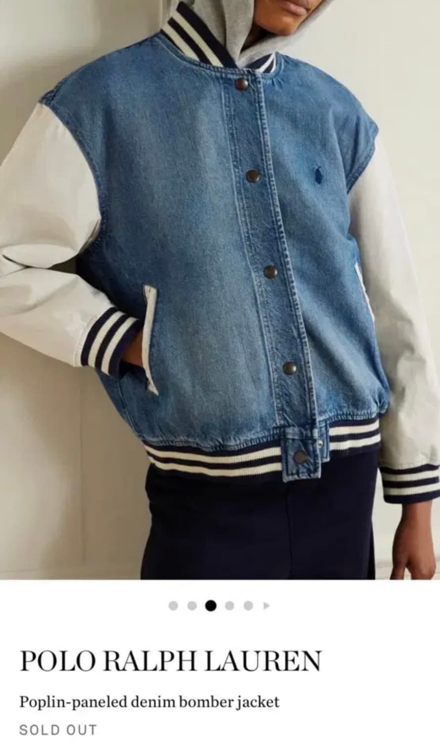 폴로랄프로렌 플래그 데님 봄버 자켓 상품이미지3