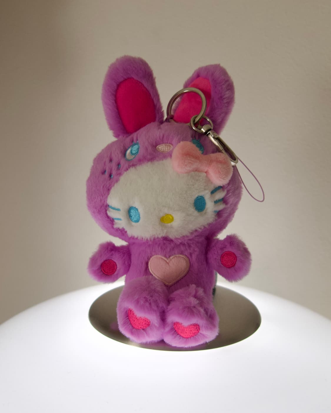 (일본 정품) 헬로키티 50주년 마스코트 컬러풀버니 키링 상품이미지1