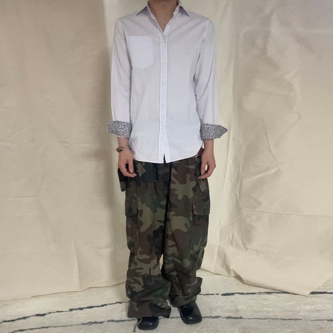 Paul Smith Floral Trim Stripe Shirt 상품이미지4