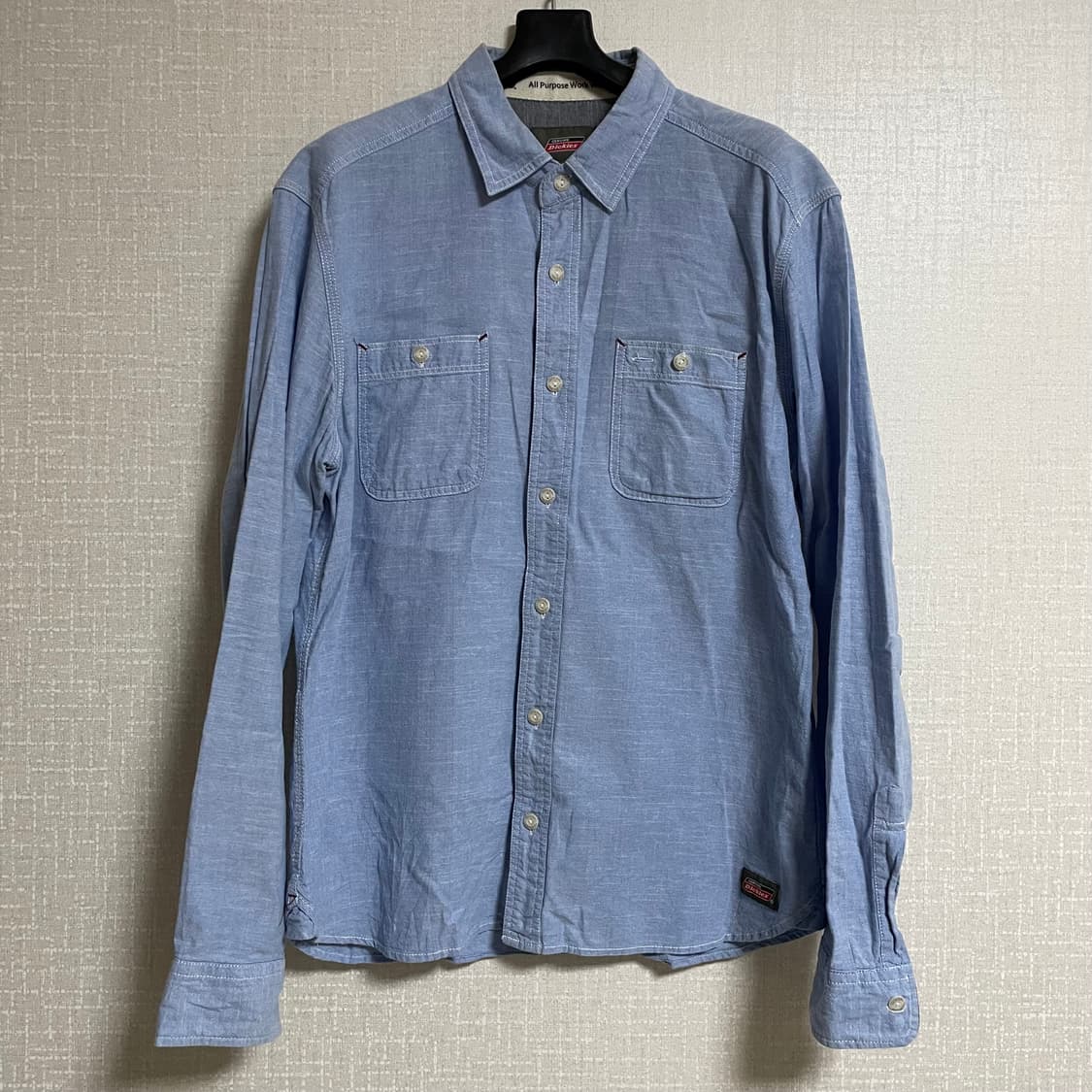 디키즈 샴브레이 워크 셔츠 / 라이트블루, XL 상품이미지1