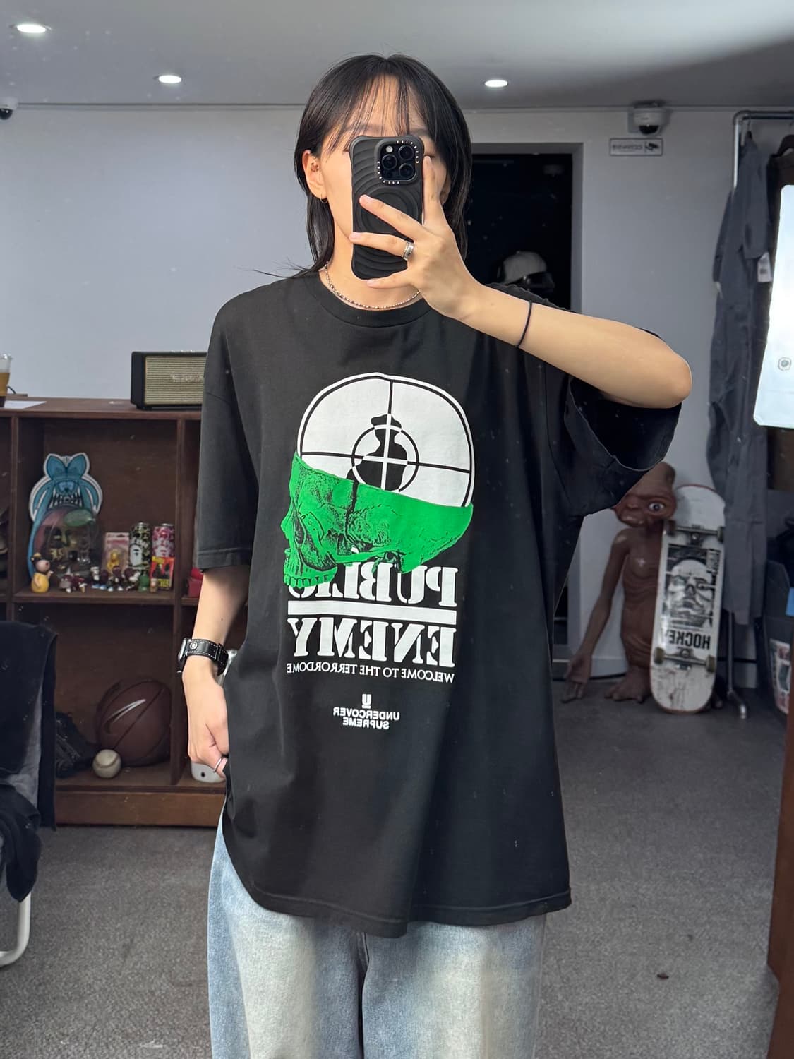 슈프림x언더커버 퍼블릭 에너미 티셔츠 상품이미지5