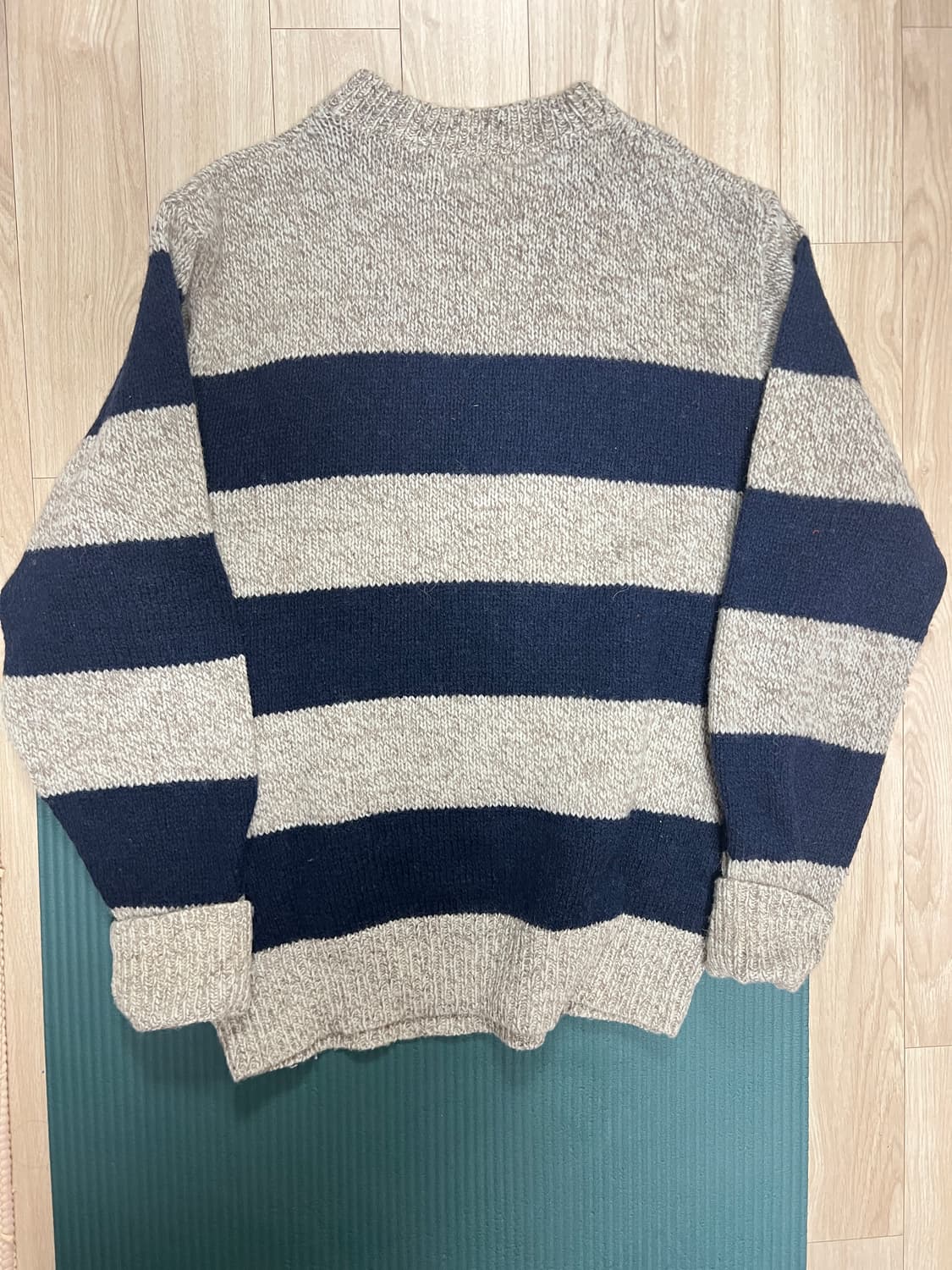 Usa 엘엘빈 스트라이프 라운드넥 니트(M) 상품이미지3