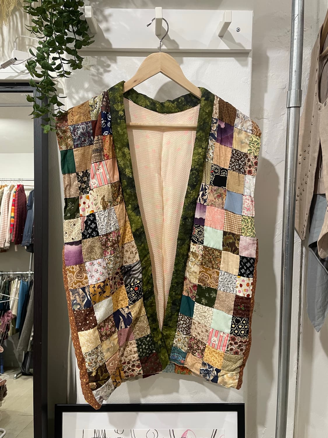 하구미 패치 누빔 베스트 상품이미지7