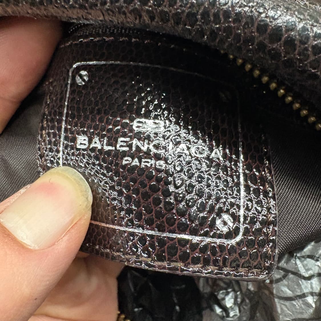 00s 발렌시아가 미니멀레더백 상품이미지5