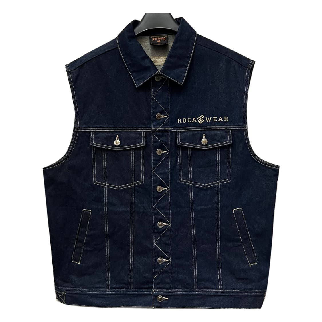 로카웨어 생지 데님 베스트 조끼 2XL 상품이미지1