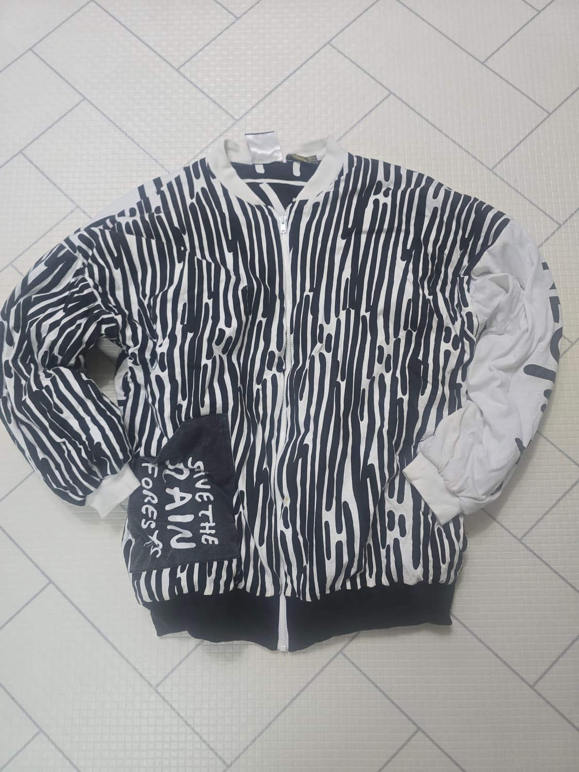 빈티지 양면 지브라패턴 자켓(105~110) 상품이미지1