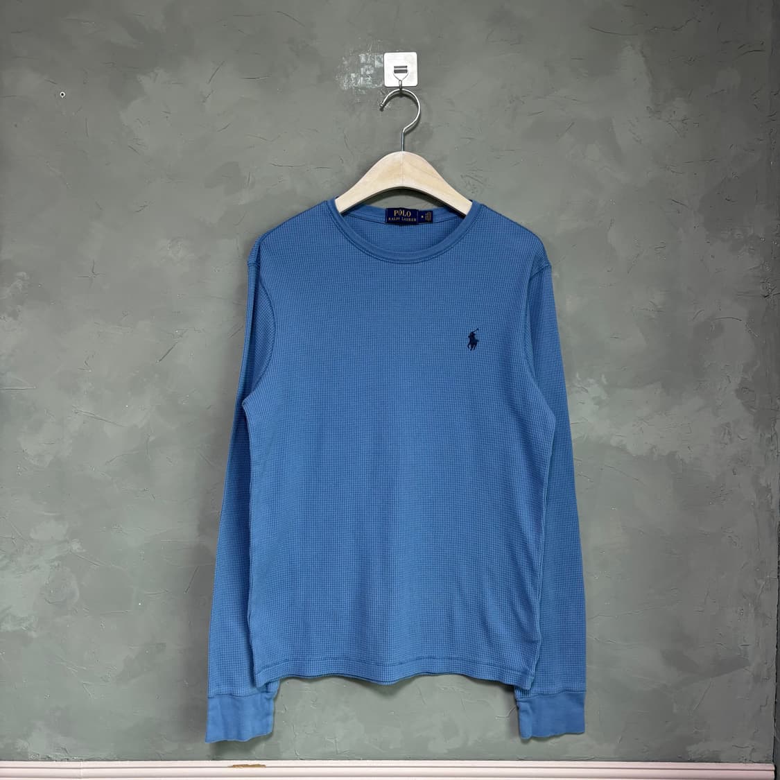 폴로 랄프로렌 와플 롱슬리브 하늘 상품이미지1