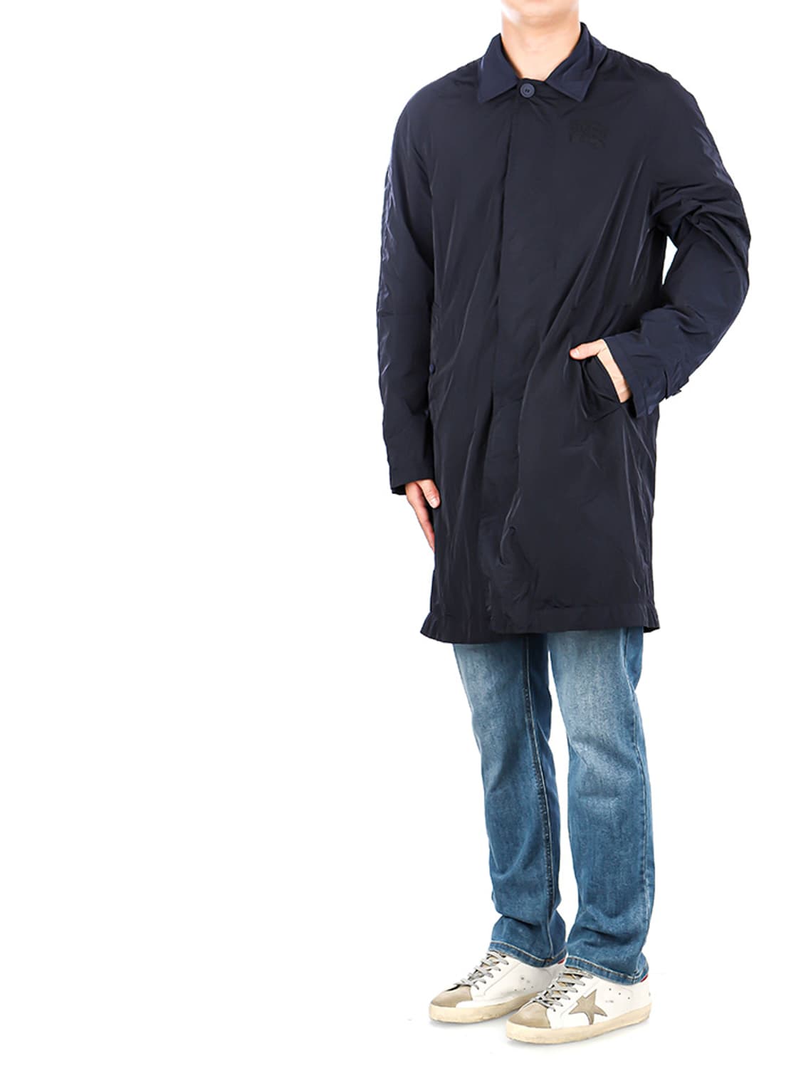 [M] 버버리 EKD 로고 패치 캠든 카 코트 남성 8067471  상품이미지2