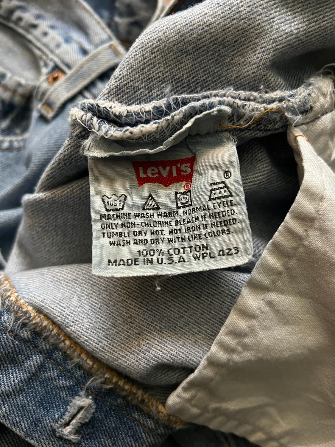 [34]90's 리바이스 501 Made in USA 데님 팬츠 S49 상품이미지5