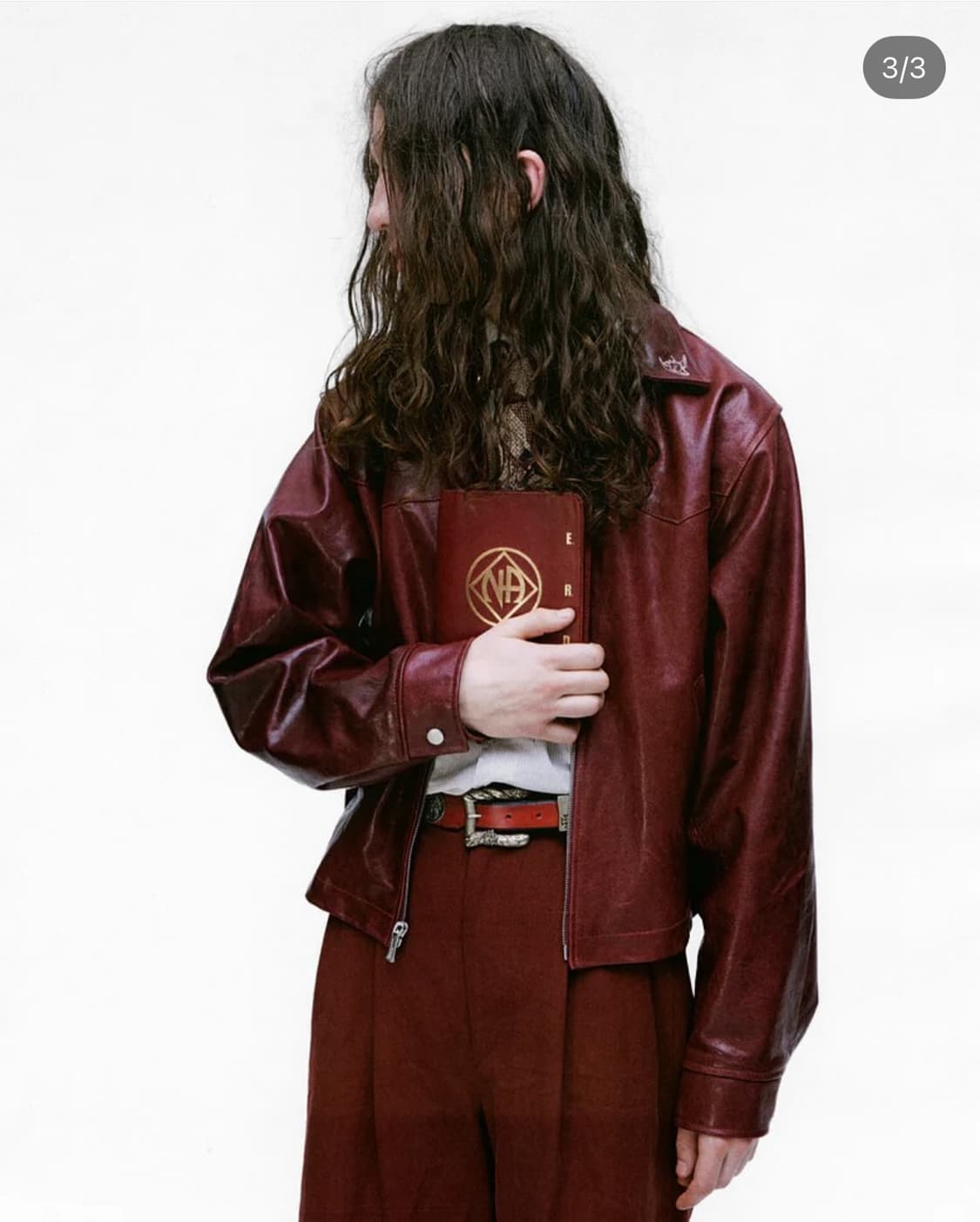 [XL] 앙팡 리쉬 데프리메 Principe de lamour 레더자켓 상품이미지2