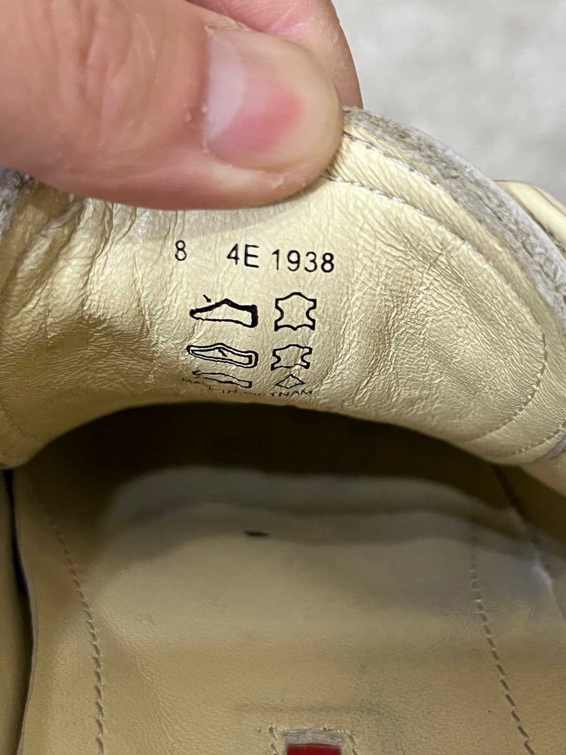 프라다 레더 스니커즈 상품이미지7