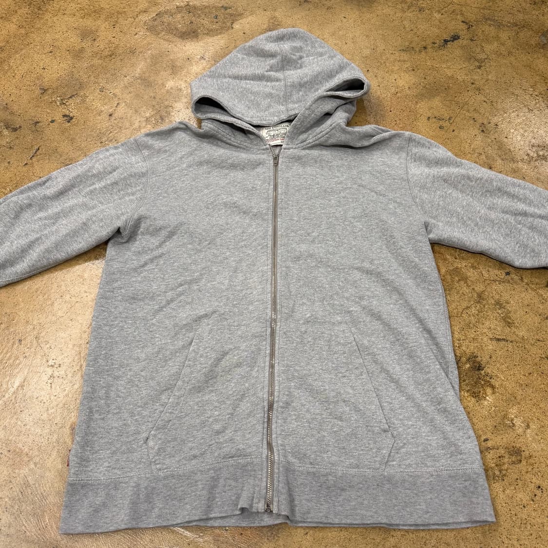 리바이스 그레이 후드집업 상품이미지3