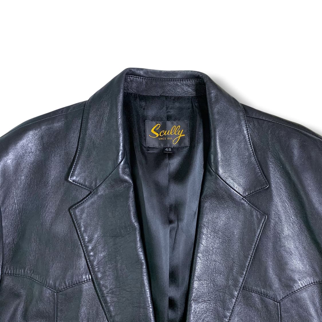 [XL~] 90s Scully Genuine Leather Blazer 상품이미지2