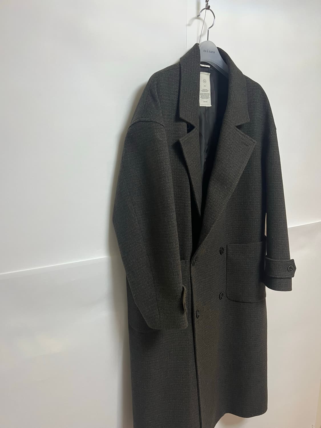 체크 코트 상품이미지3