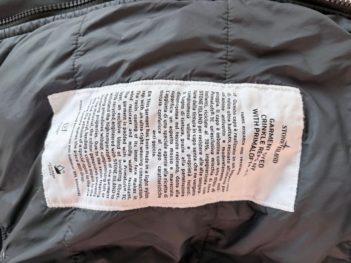 [XL] 스톤아일랜드 크링클랩스 프리마로프트 자켓 상품이미지8