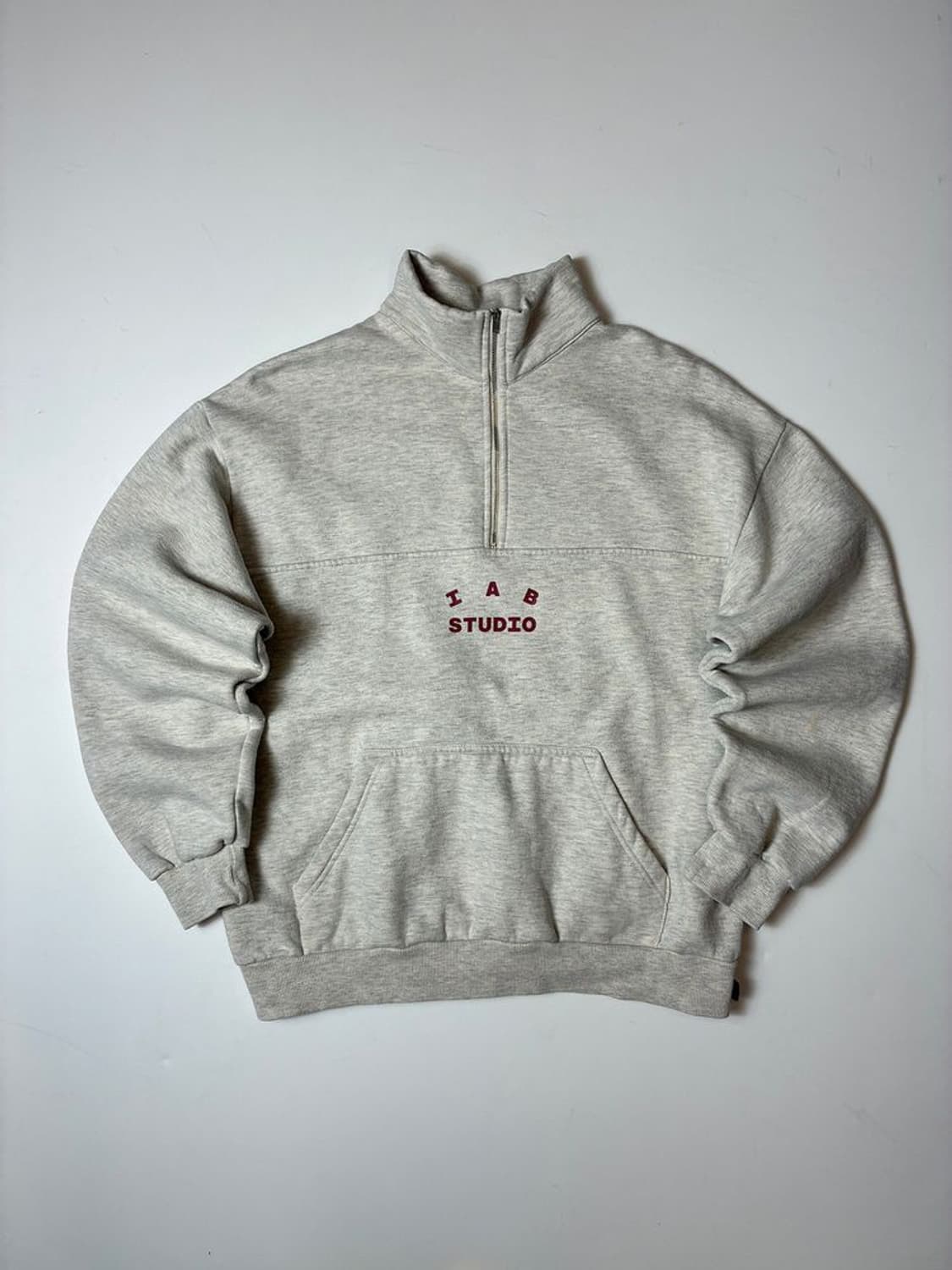 아이앱스튜디오 하프 집 풀오버 맨투맨 PN9327 상품이미지1