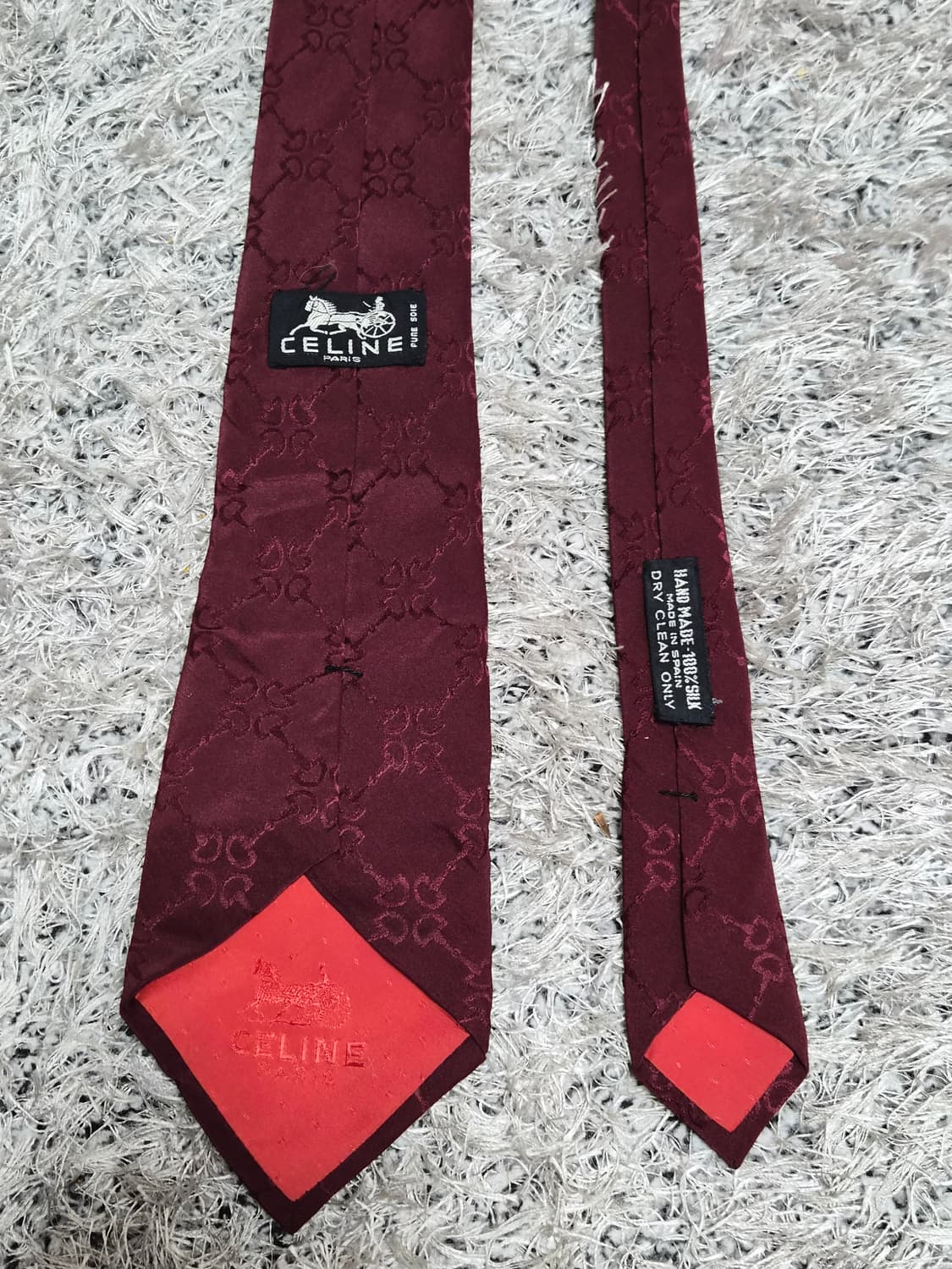셀린느Celine 패턴 넥타이 Free - N25 상품이미지4