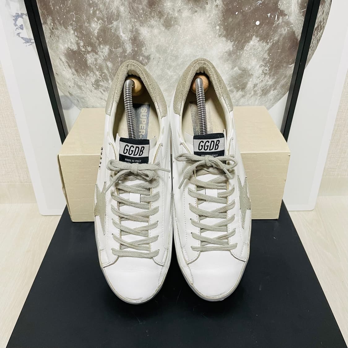 정품 43) 골든구스 스파클 실버 스니커즈 275~28 상품이미지4