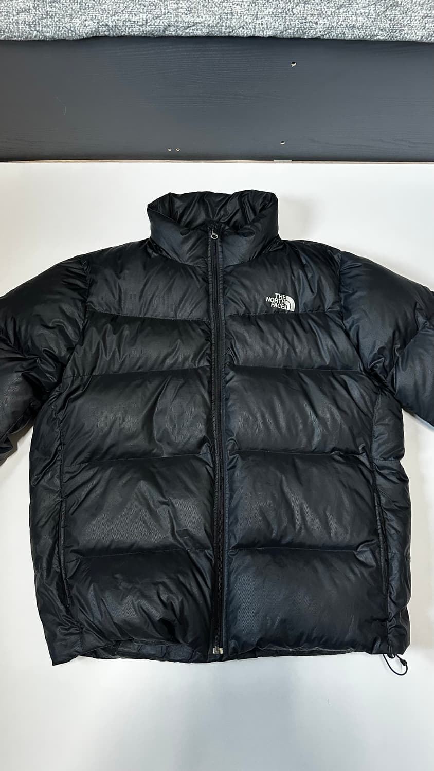 노스페이스 블랙 패딩 후드 상품이미지2
