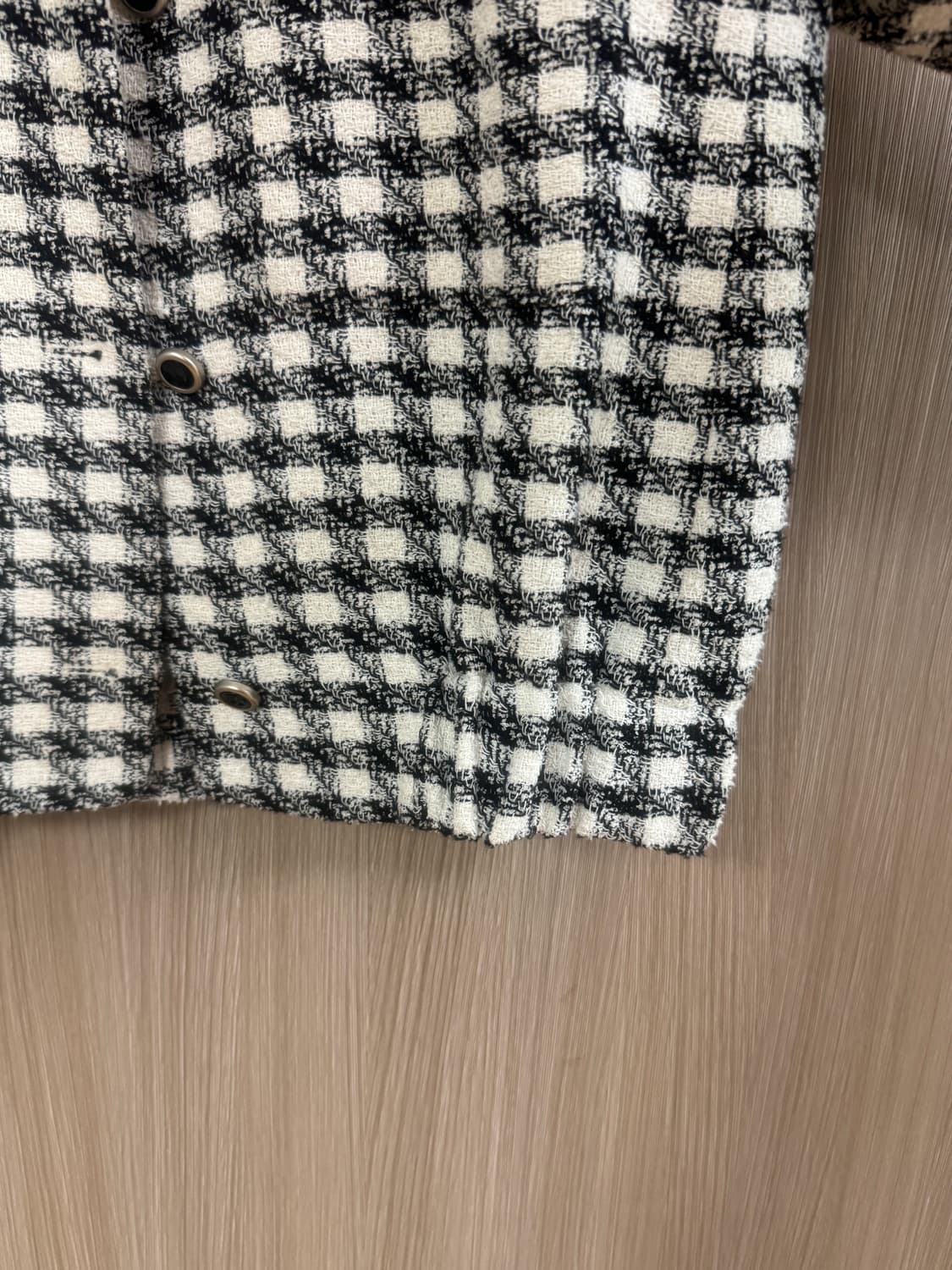 SJSJ 체크 트위드 자켓 상품이미지5