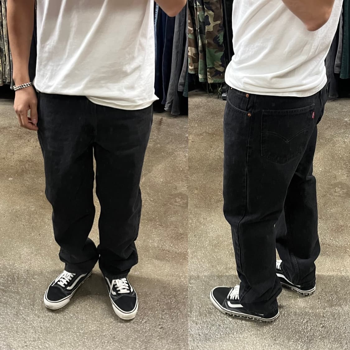 90s Levis550 블랙진 (30“) 상품이미지6