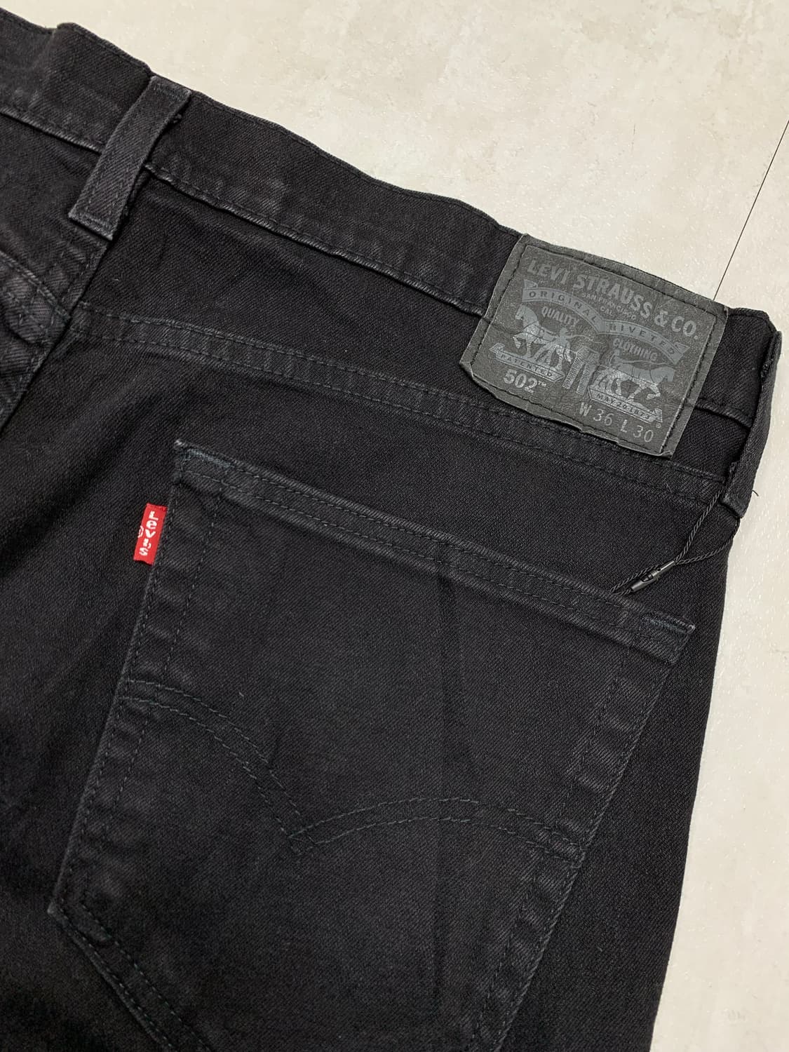 리바이스 502 흑청 데님 팬츠 #570 상품이미지7