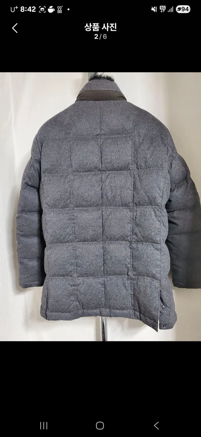 정품 솔루스 천연 머스카렛퍼 오리털패딩 상품이미지2