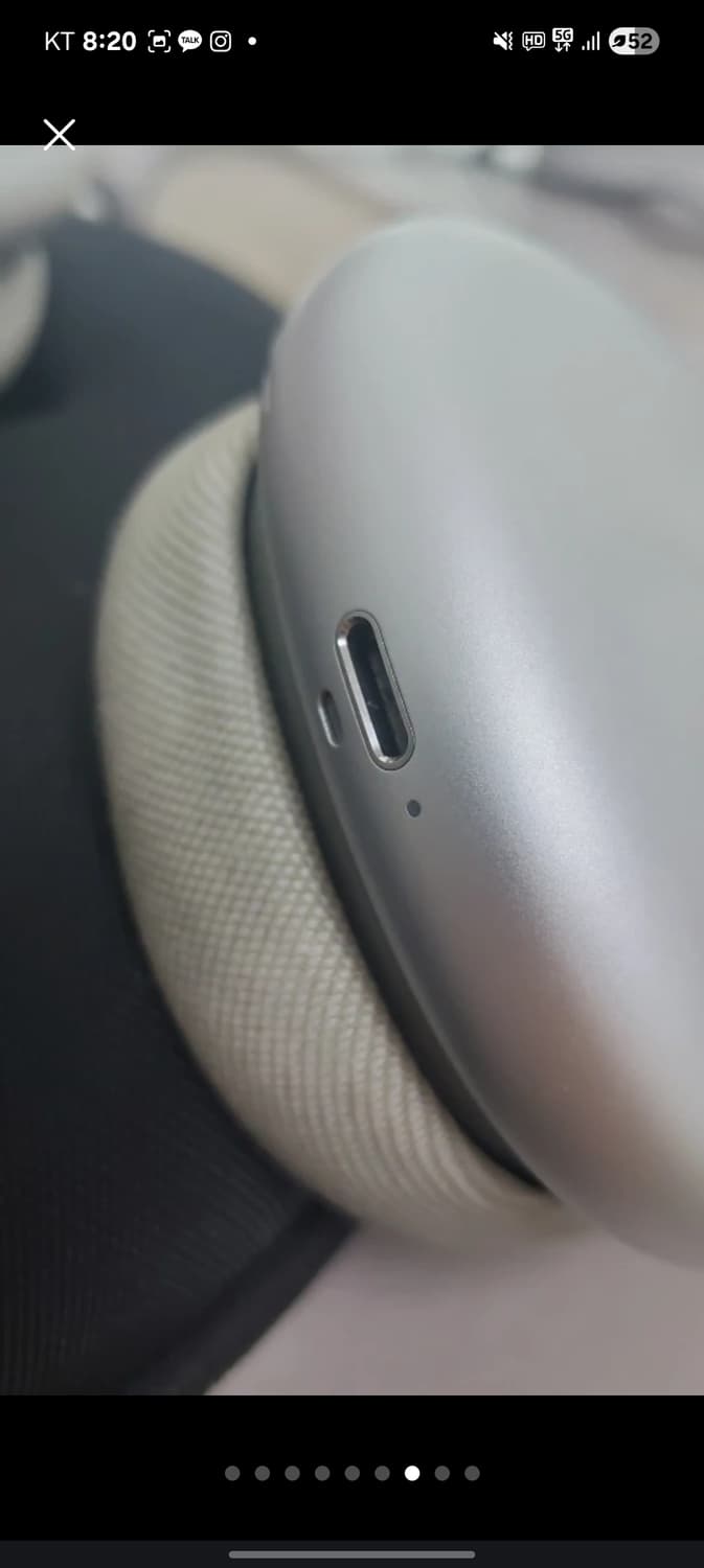 에어팟 맥스 실버 무하자 상품이미지6