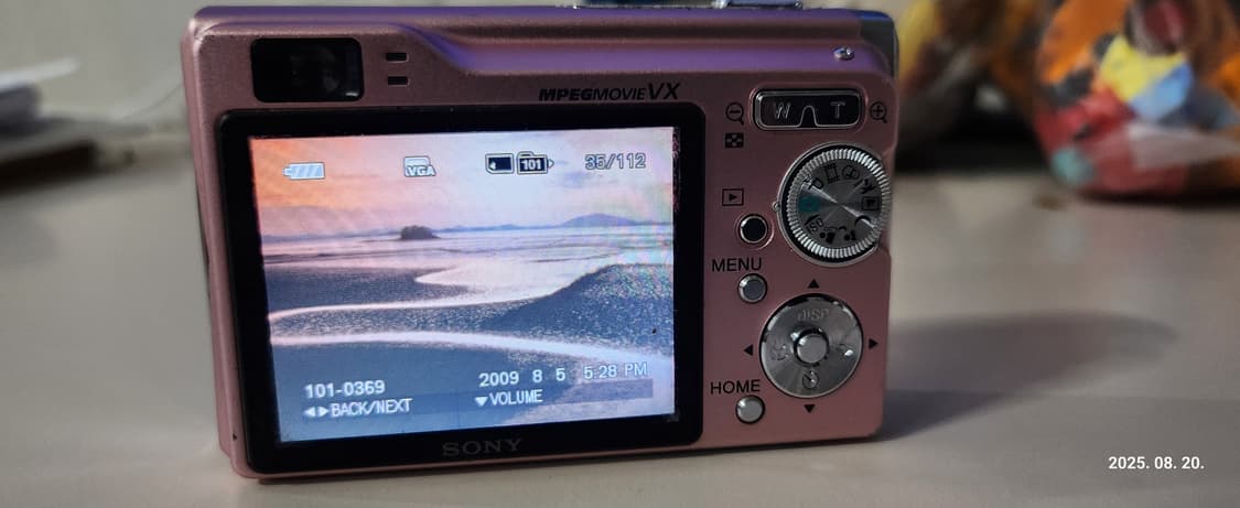 SONY CYBERSHOT DSC-W80 빈티지 디지털카메라 상품이미지7