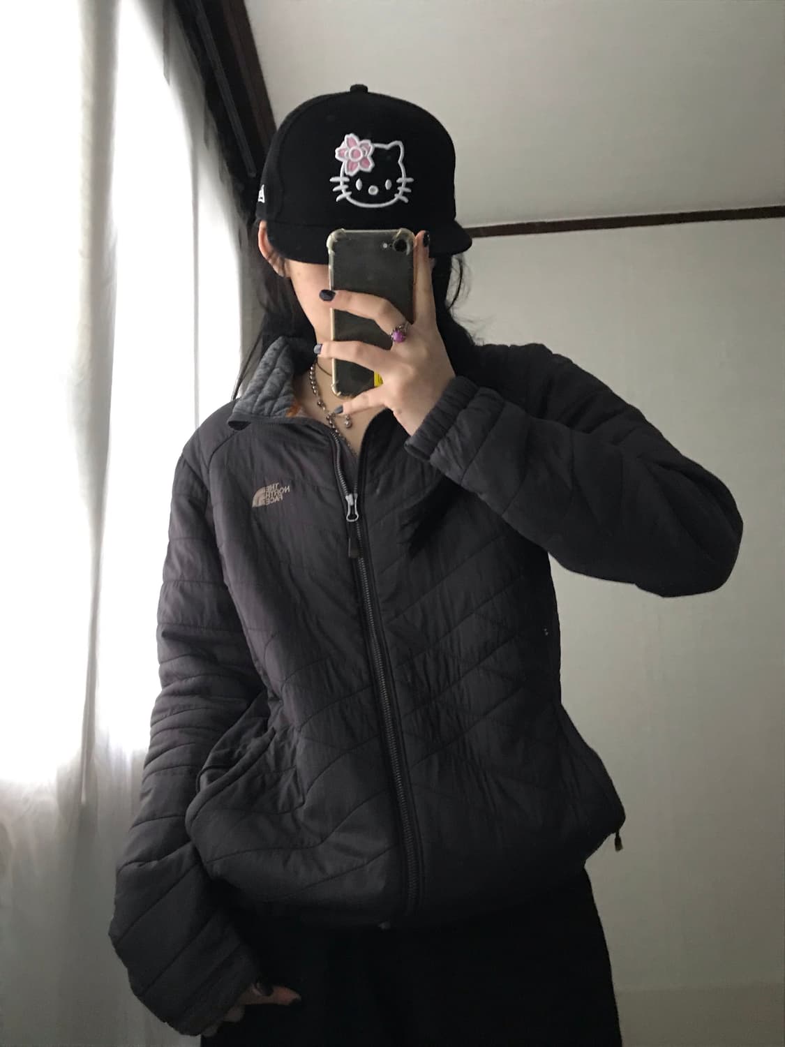 노페 그레이브라운 경량패딩 상품이미지4