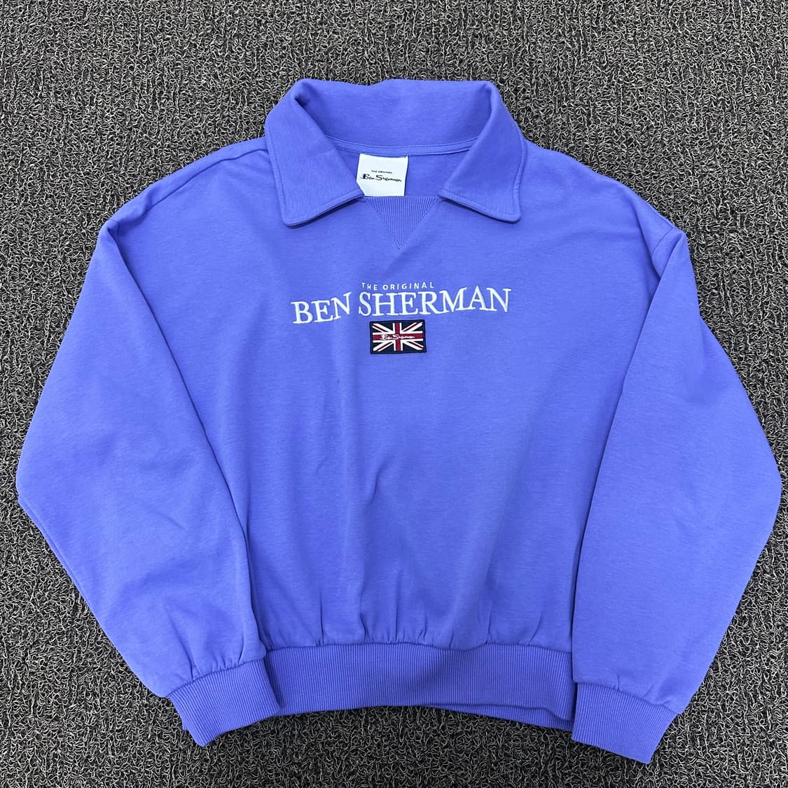 벤셔먼 여성 카라넥 맨투맨 퍼플 90(S) 상품이미지1