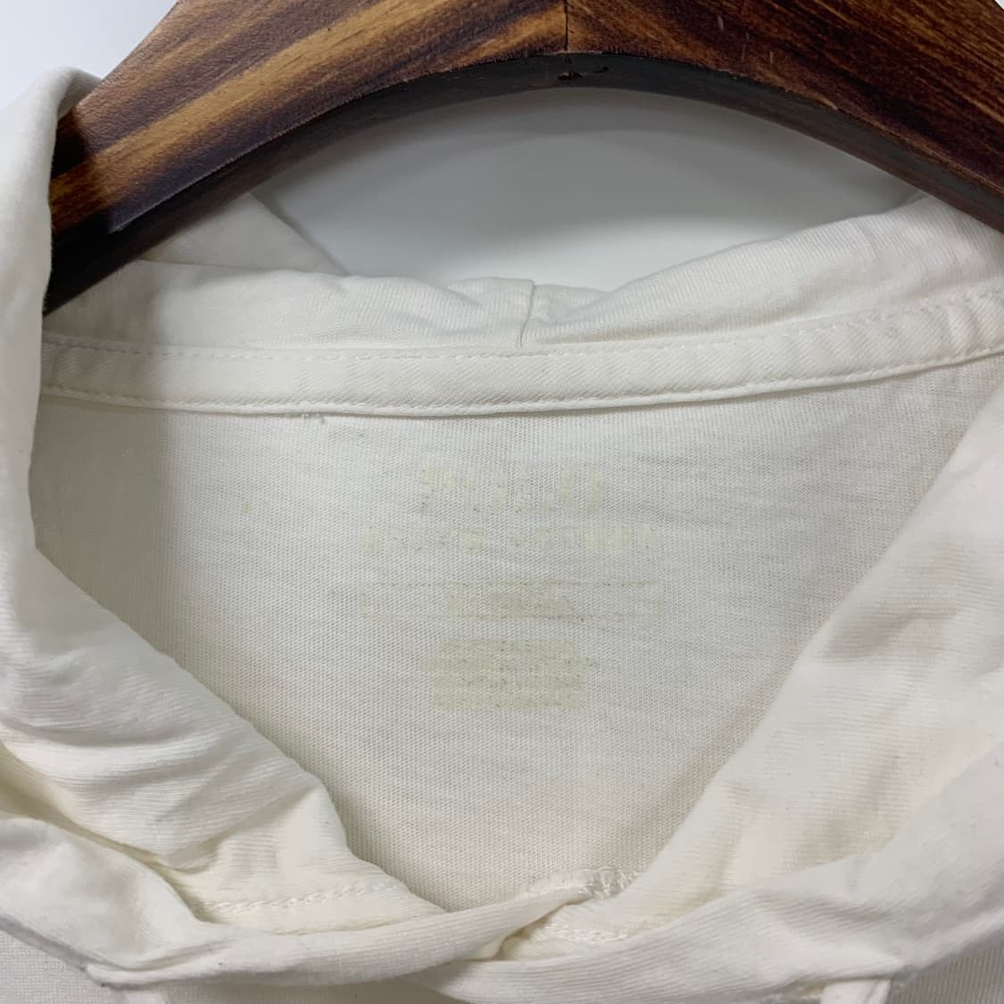 폴로 랄프로렌 스펠아웃 화이트 슬리브 후드티 상품이미지6