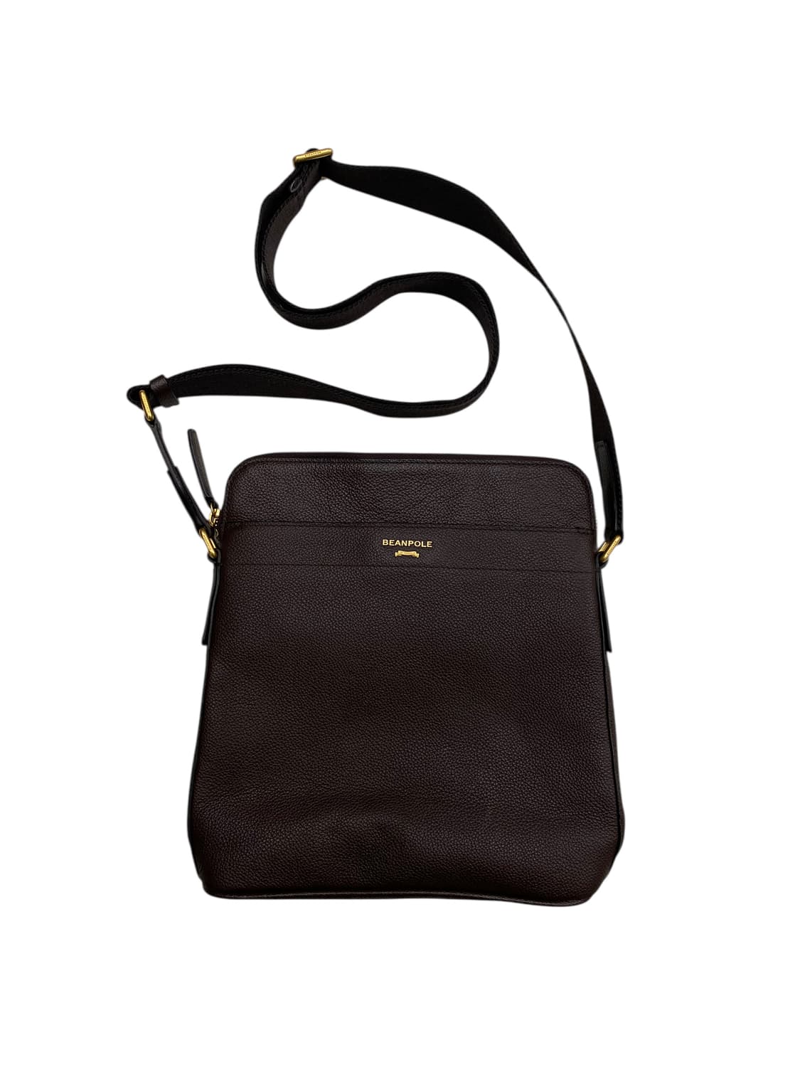 빈폴 브라운 레더 크로스백 상품이미지1