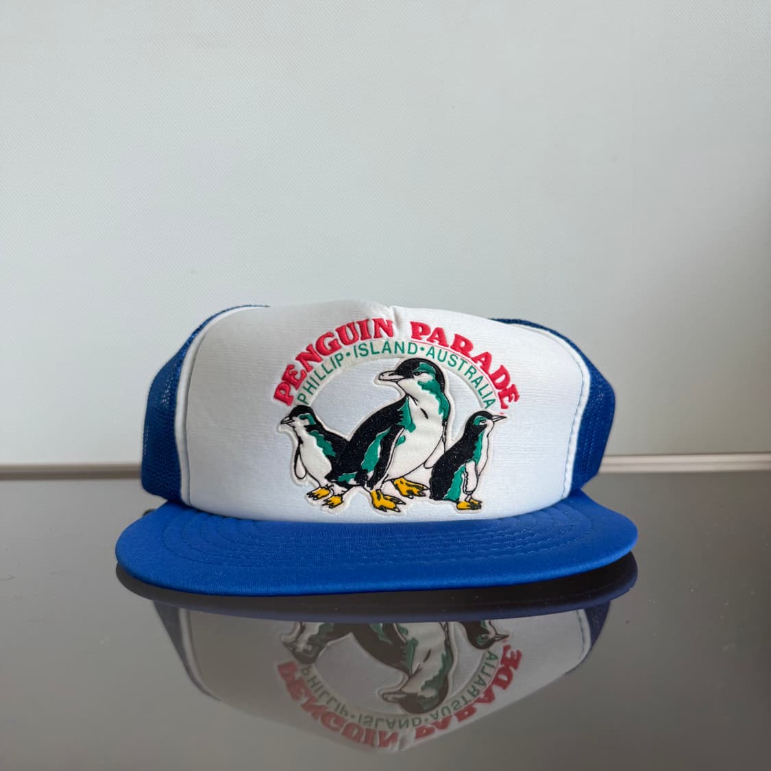 USA 빈티지 모자 볼캡 vintage cap 트러커 메쉬 펭귄 상품이미지1